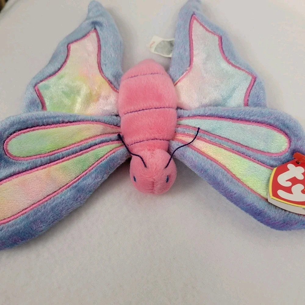 Ty Beanie Babies & McDonald's Teenie Beanie Lot 1999 Flutter the Butterfly Plush